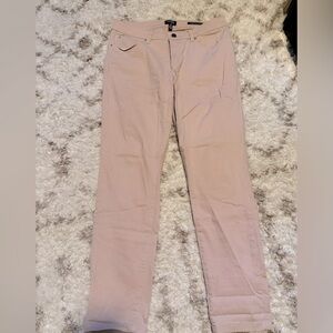 Jones New York Light Pink Skinny Ankle Pants Size 10